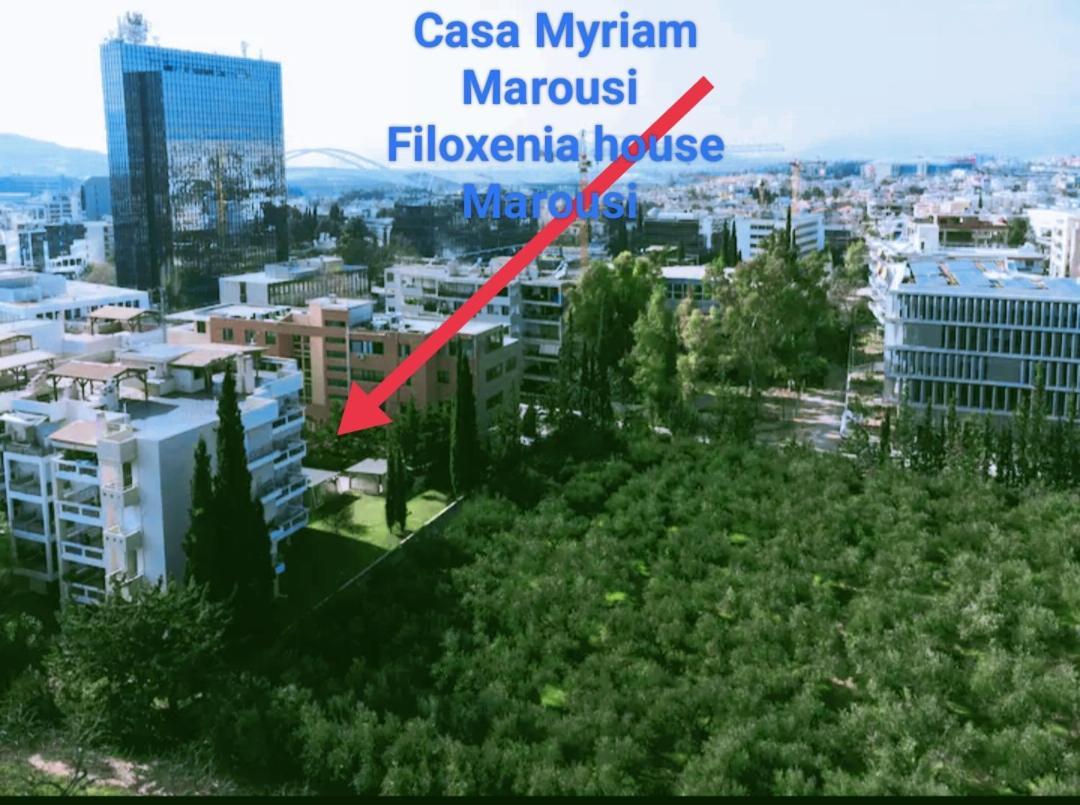 Filoxenia House Marousi -Private Parking- Apartment Athena Bagian luar foto